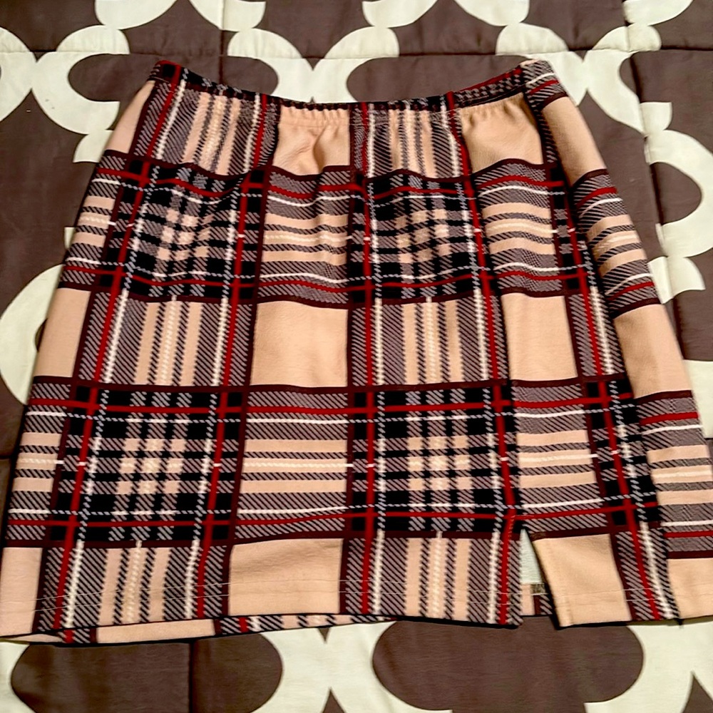 Mini skirt plaid